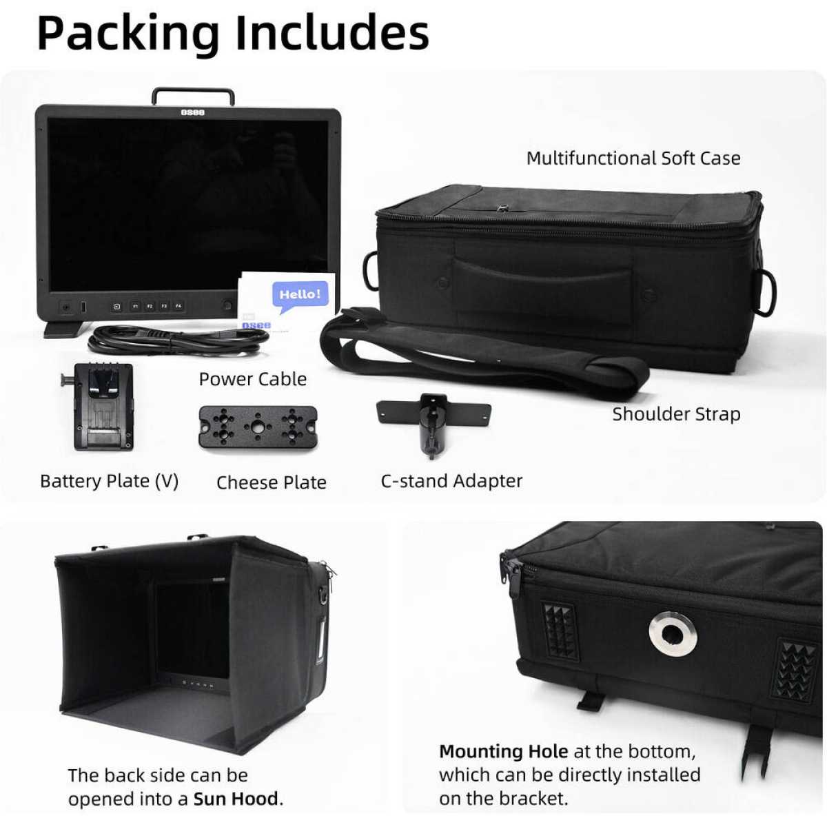 Field Monitor 15,4 inch High Brightness HDR - 1500 nits - Image 2