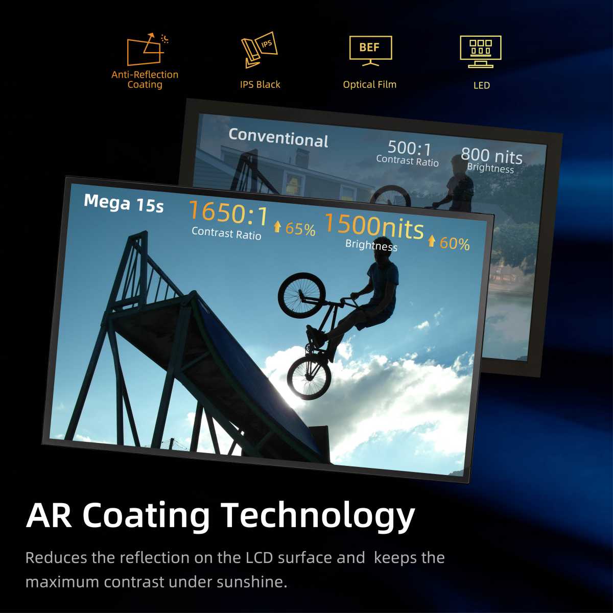 Field Monitor 15,4 inch High Brightness HDR - 1500 nits - Image 4