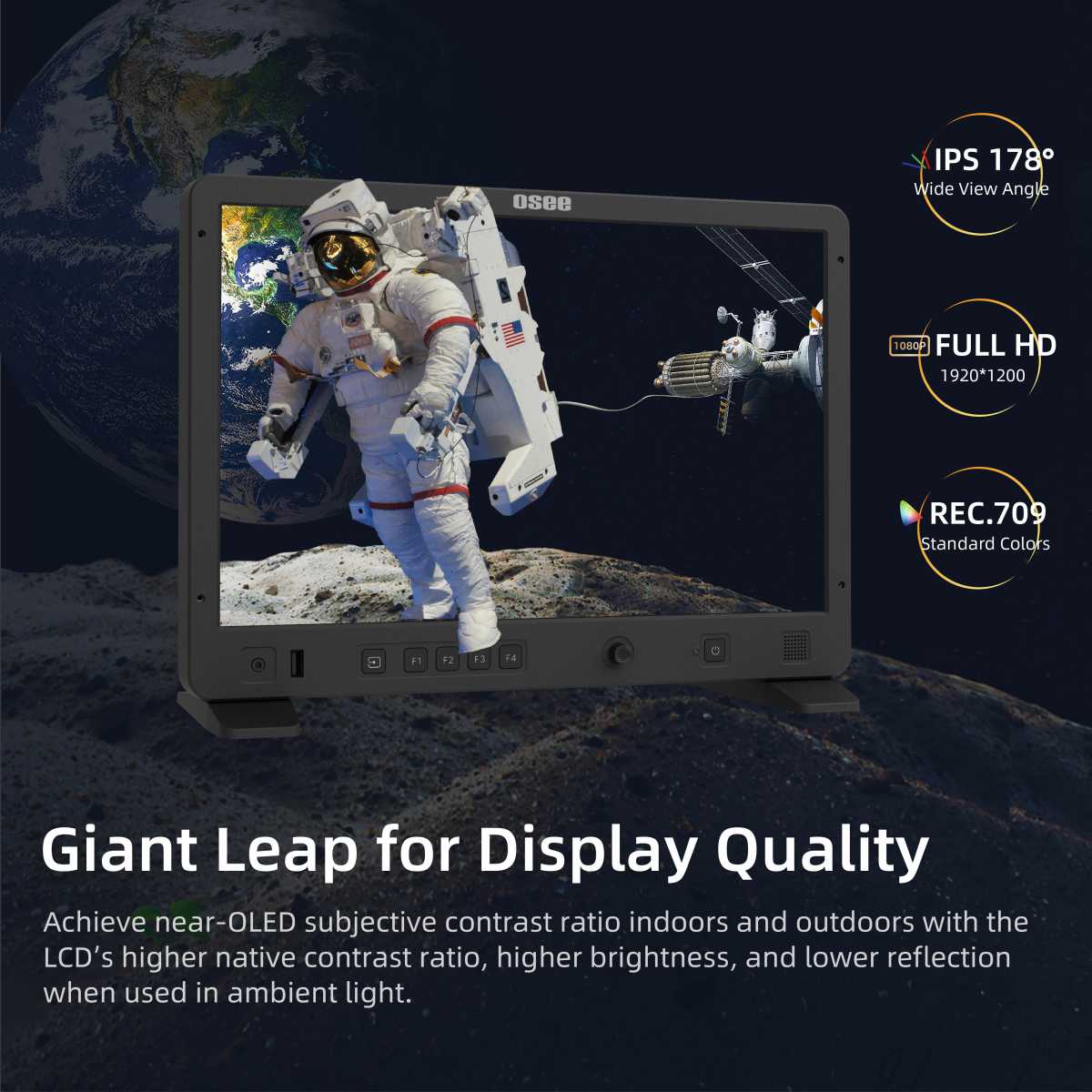 Field Monitor 15,4 inch High Brightness HDR - 1500 nits - Image 5