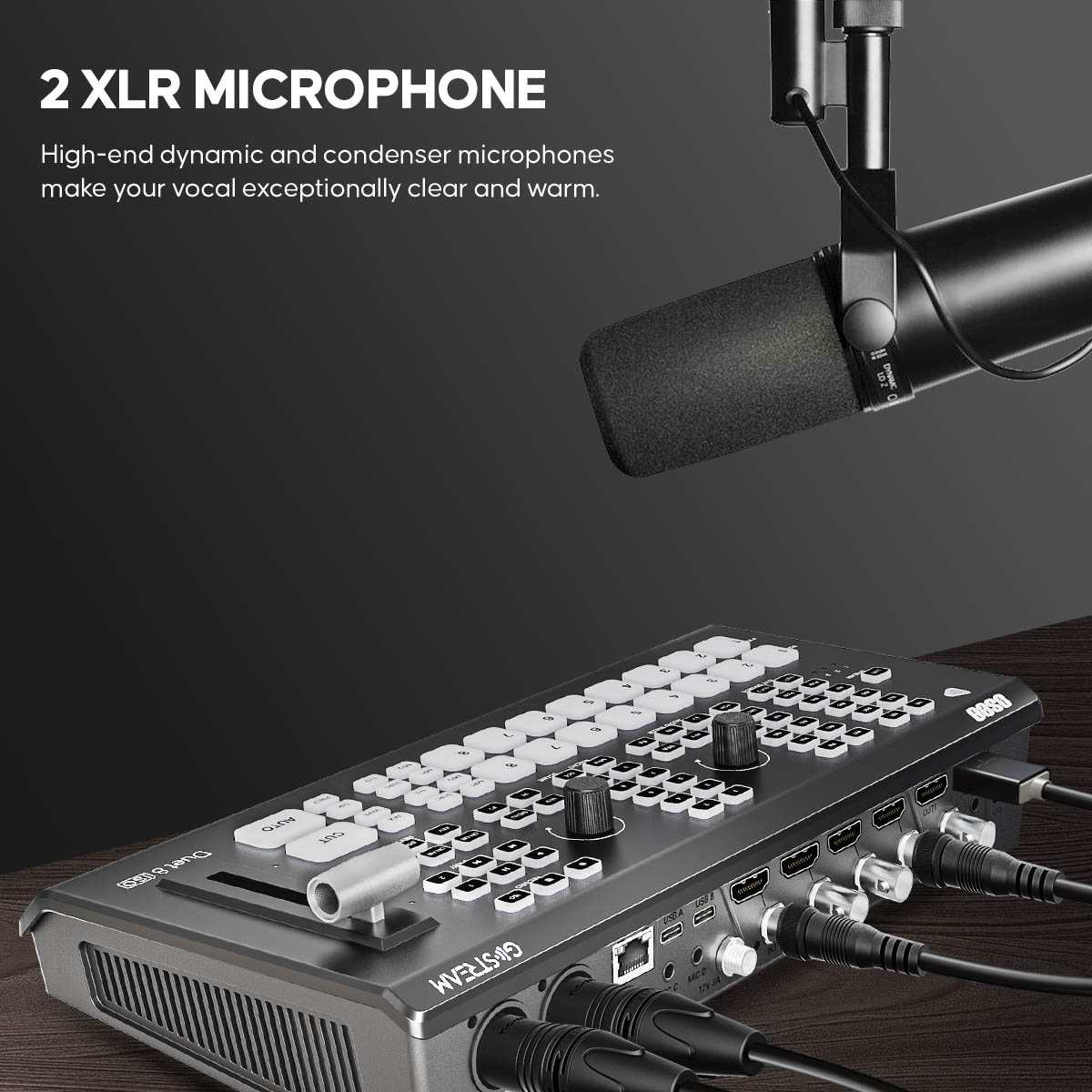 Multicamera live streaming switcher 8 Channels Switcher - ISO + 14inch scherm - Image 16