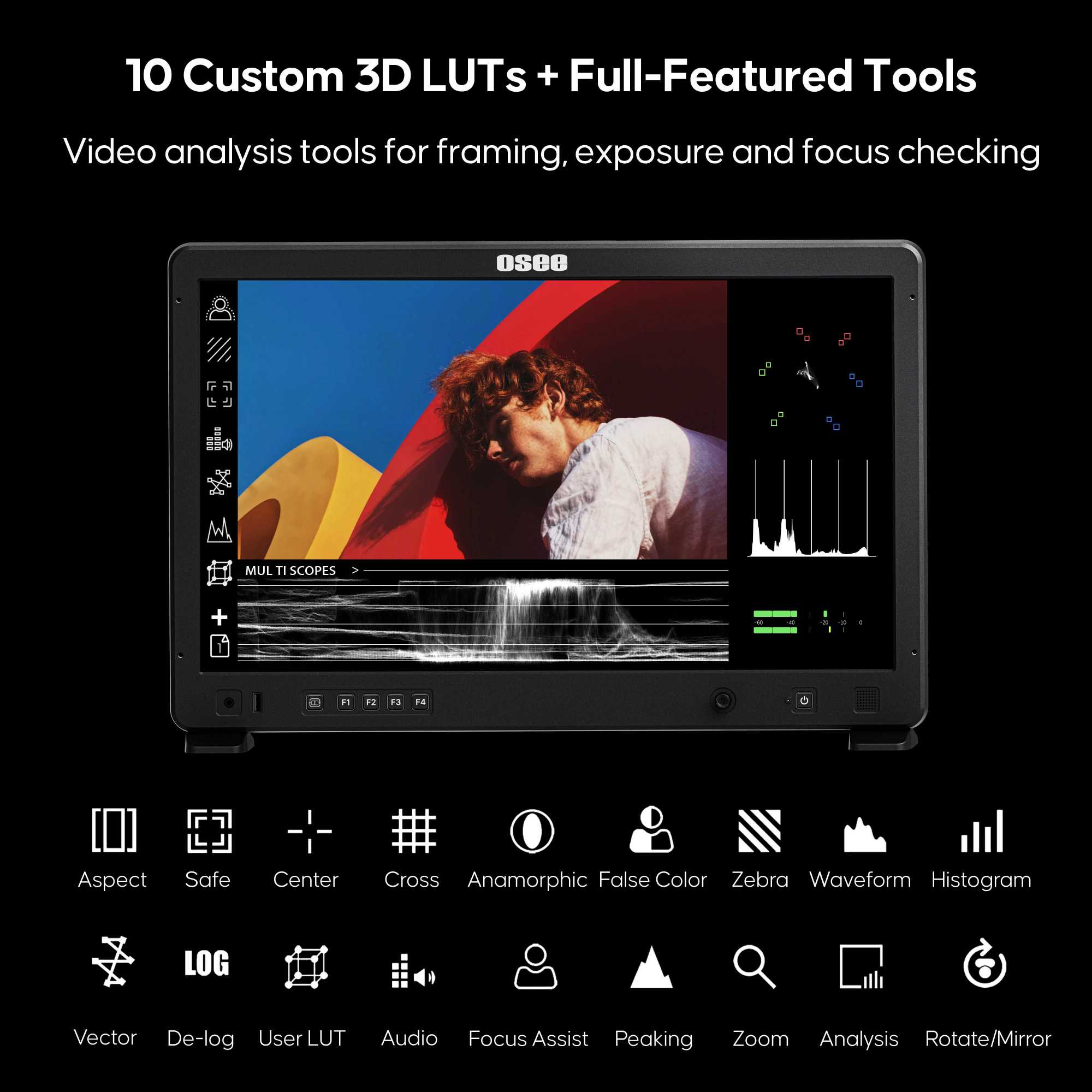 Field Monitor 21,5 multicam 4x High Brightn. HDR -1500 nits - Image 8